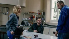 Jessie with Denis (Paul Hamy), Vincent and Ali: "He [Vincent] doesn't belong anymore to that world."